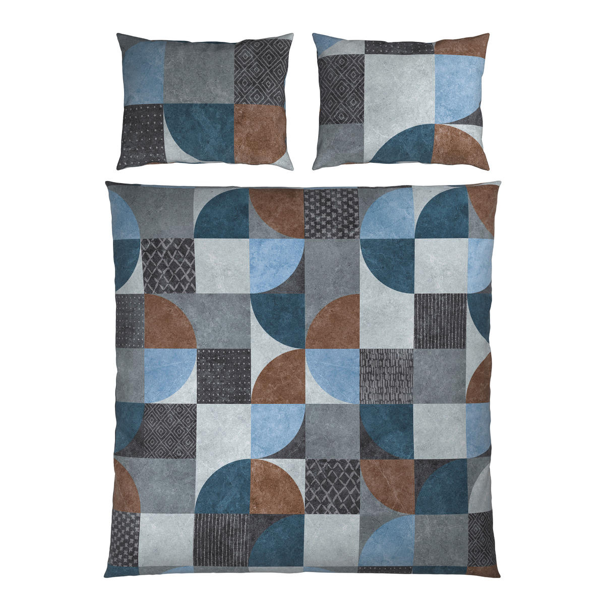 POSTELJINA SA DVA LICA 200/200 cm saten siva  - siva, Osnovno, tekstil (200/200cm) - Esposa