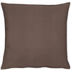 ZIERKISSEN  45/45 cm   - Mokka, Basics, Textil (45/45cm) - Dieter Knoll