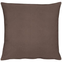 ZIERKISSEN  45/45 cm   - Mokka, Basics, Textil (45/45cm) - Dieter Knoll