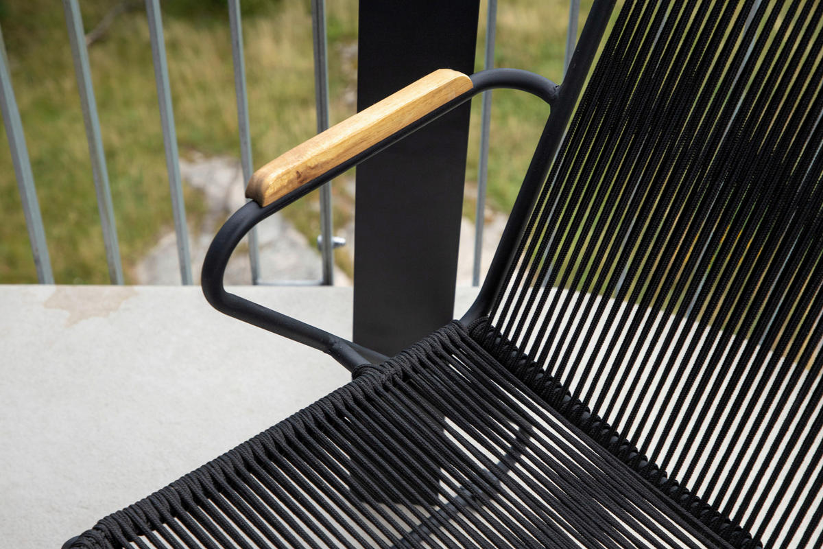 TRÄDGÅRDSSTOL i metall svart  - svart, Klassisk, metall (55/82/51cm) - Gardenson