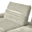 ECKSOFA  in Chenille Beige  170-195/280 cm  - Beige/Schwarz, Design, Textil/Metall (170-195/280cm) - Dieter Knoll