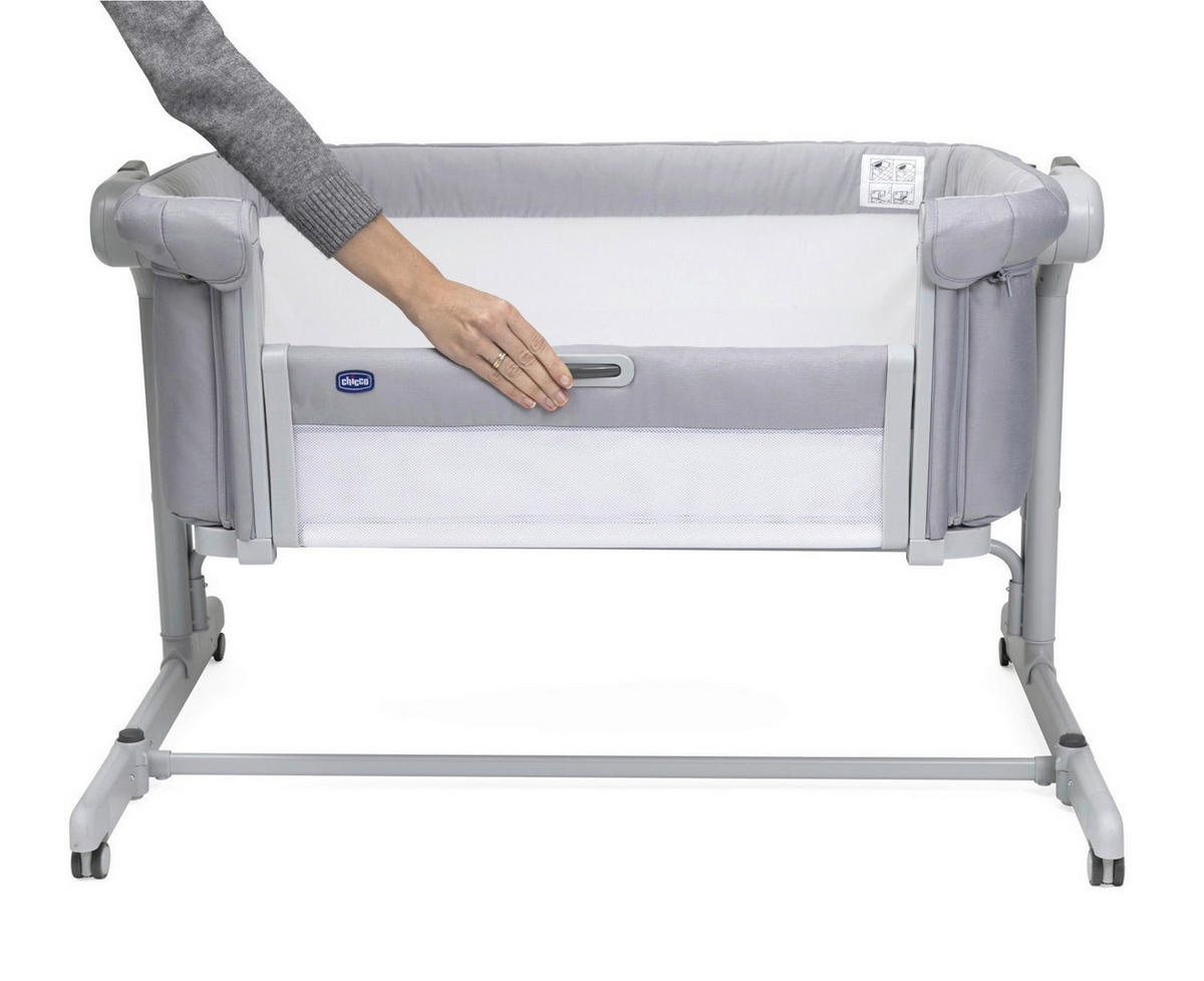 BEISTELLBETT NEXT2ME MAGIC EVO   - Grau, Basics, Textil/Metall (99/73,5/64/80cm) - Chicco
