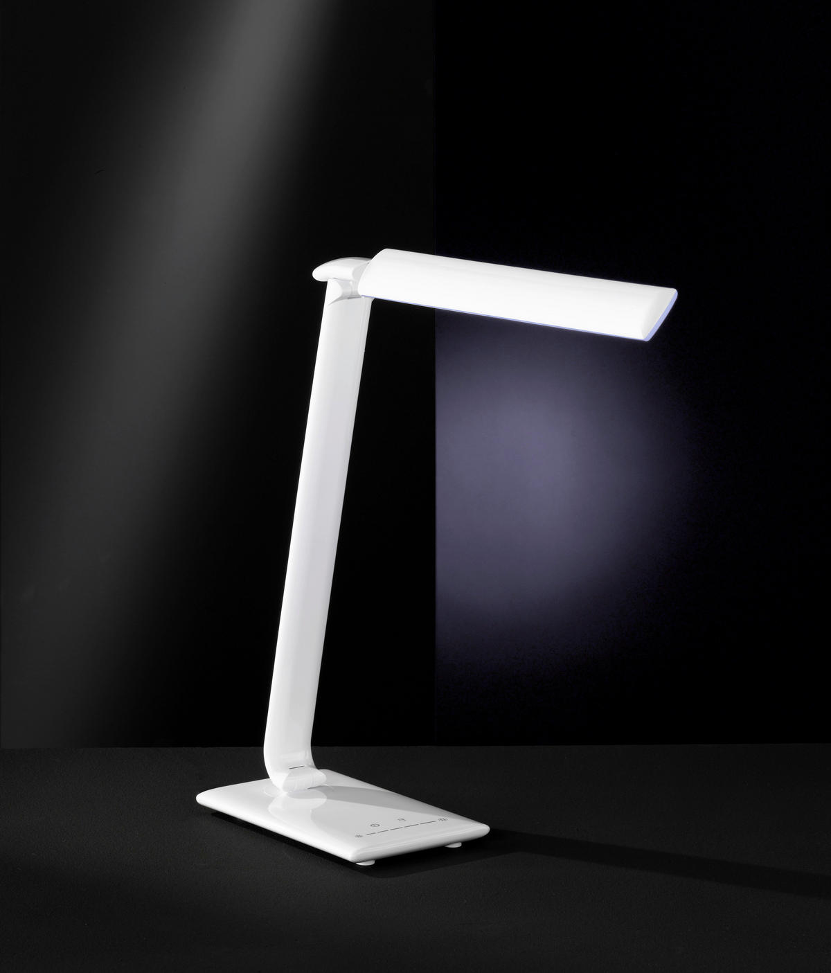 LED-TISCHLEUCHTE 12,5/56/35 cm   - Weiß, Design, Kunststoff (12,5/56/35cm)