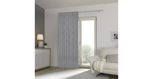 FERTIGVORHANG black-out (lichtundurchlässig) - Grau, KONVENTIONELL, Textil (135/245cm) - Boxxx