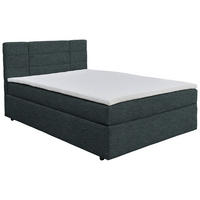 BOXBETT 180/200 cm  in Dunkelgrau  - Dunkelgrau/Schwarz, KONVENTIONELL, Holz/Kunststoff (180/200cm) - Boxxx