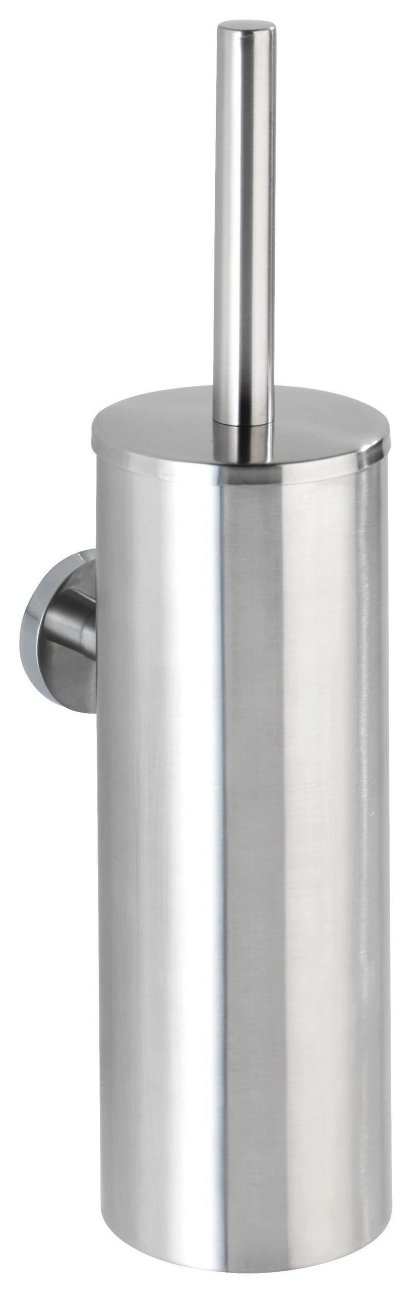 WC-BÜRSTENGARNITUR - Edelstahlfarben, Basics, Metall (9/40,5/13cm) - Wenko