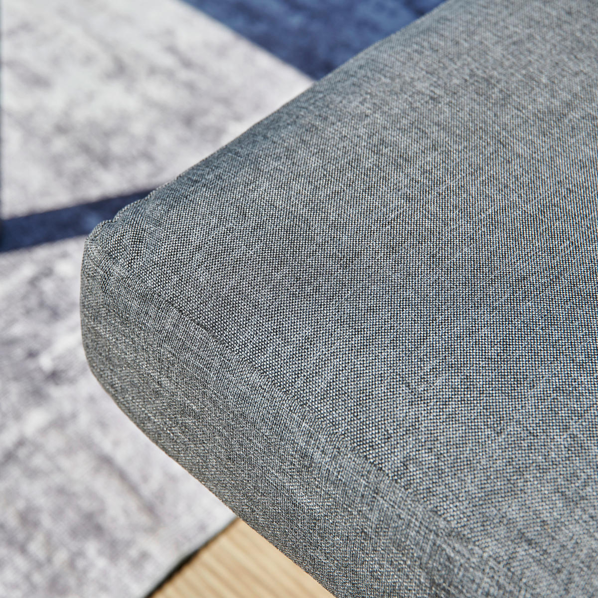 LOUNGE GARNITURA tkanina aluminij  - črna/siva, Moderno, kovina/steklo (179/212,5cm) - Ambia Garden