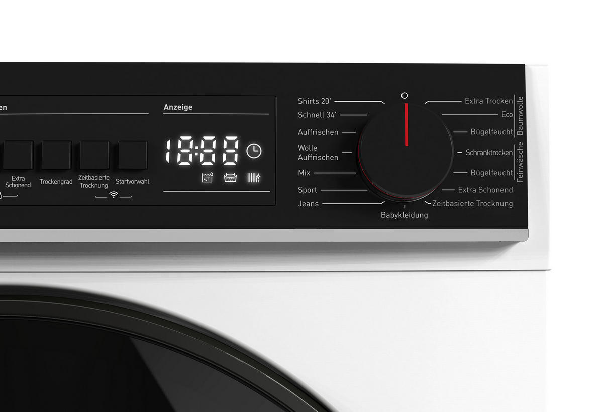 TROCKNER KD-WNHB7S9GWD-DE  - Weiß, Basics, Glas/Kunststoff (59.6/84.5/60.9cm) - Sharp