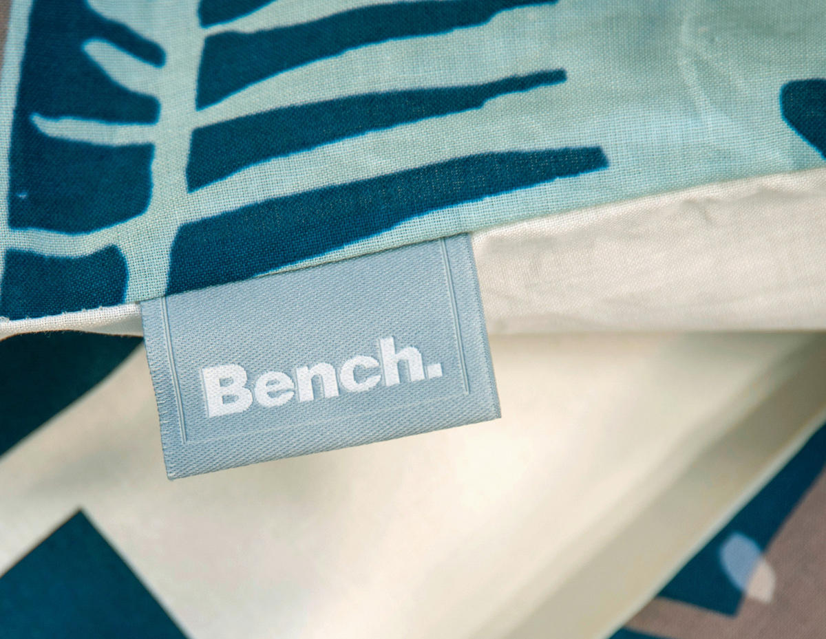 WENDEBETTWÄSCHE 2-teilig 155/220 cm  - Petrol/Weiß, Basics, Textil (155/220cm) - Bench