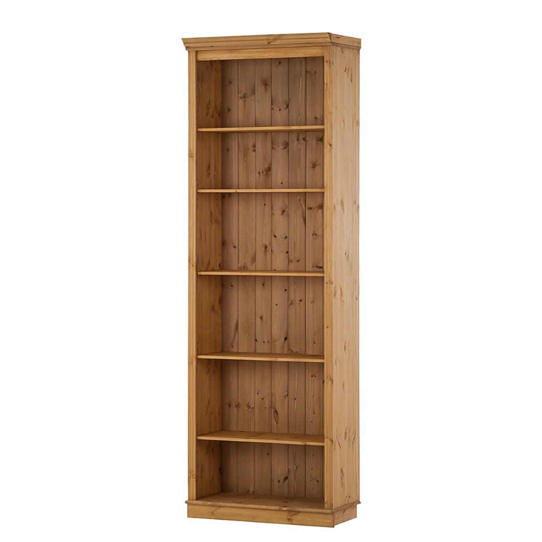 Etajera, 74/223/37 cm, culoare lemn pin,