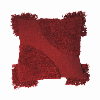 ZIERKISSEN 45/45 cm  - Dunkelrot, Basics, Textil (45/45cm)