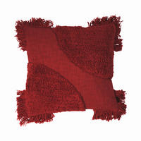 ZIERKISSEN 45/45 cm  - Dunkelrot, Basics, Textil (45/45cm)
