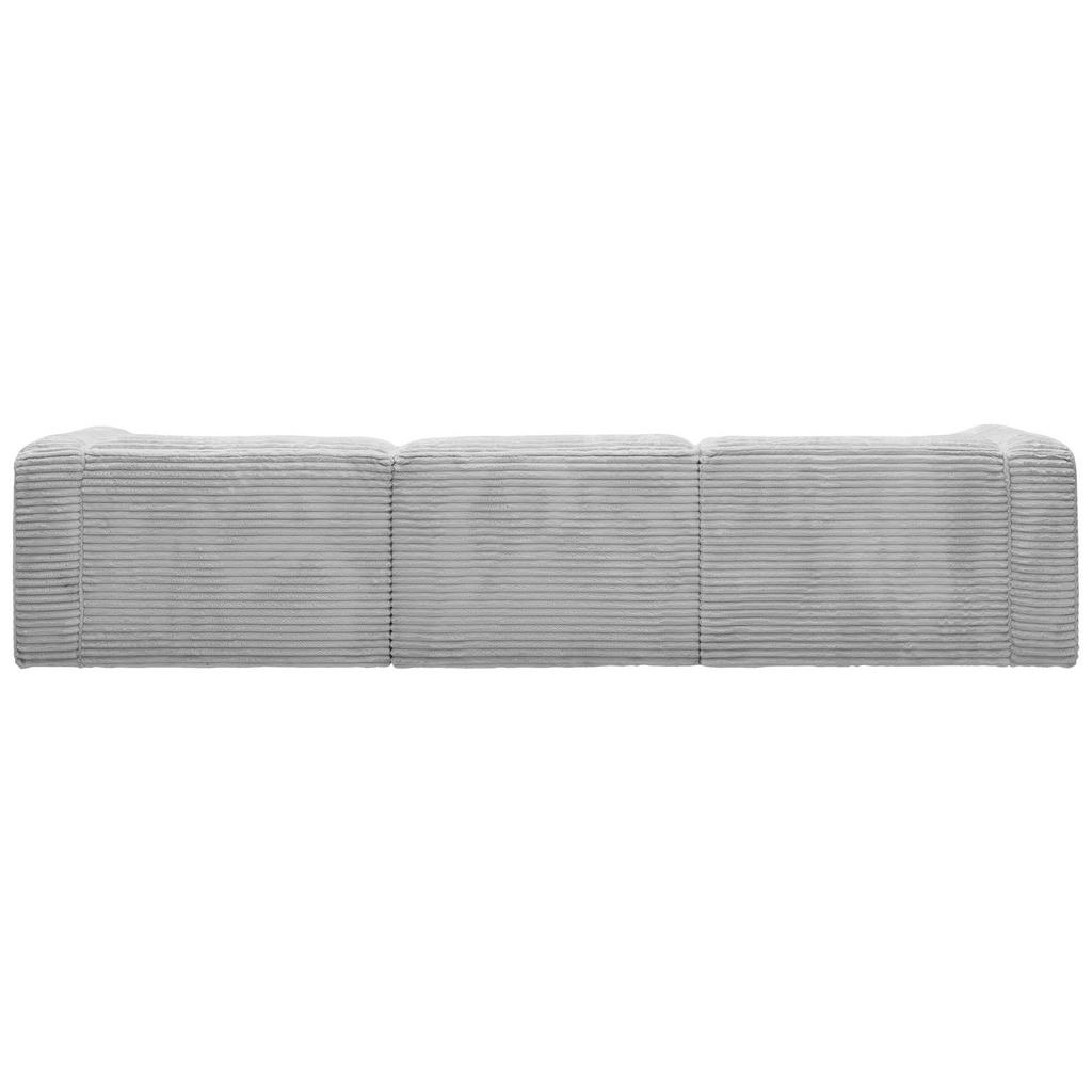 Thumbnail - Stylife Ecksofa Febe, Grau, Textil, 3-Sitzer, Ottomane links, Eckteil, 332x163 cm, Stoffauswahl, Armteil links, rechts, ...