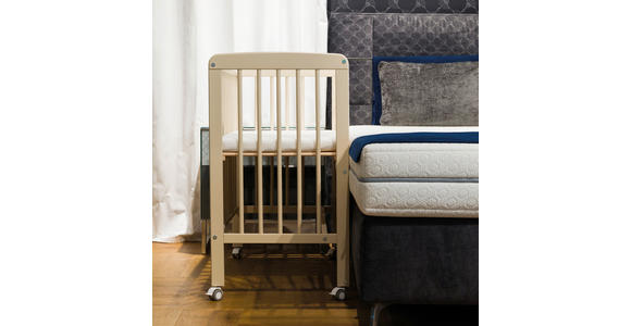 BEISTELLBETT 95/51/91 cm - Champagner, Basics, Holz (95/51/91cm) - My Baby Lou