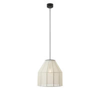 PENDELLEUCHTE AIKO 37/37 cm   - Beige, Design, Textil (37/37cm) - Markslöjd