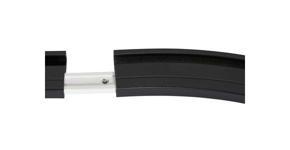 VORHANGSCHIENENZUBEHÖR  - Schwarz, Basics, Metall (21/21/0,7cm) - Homeware