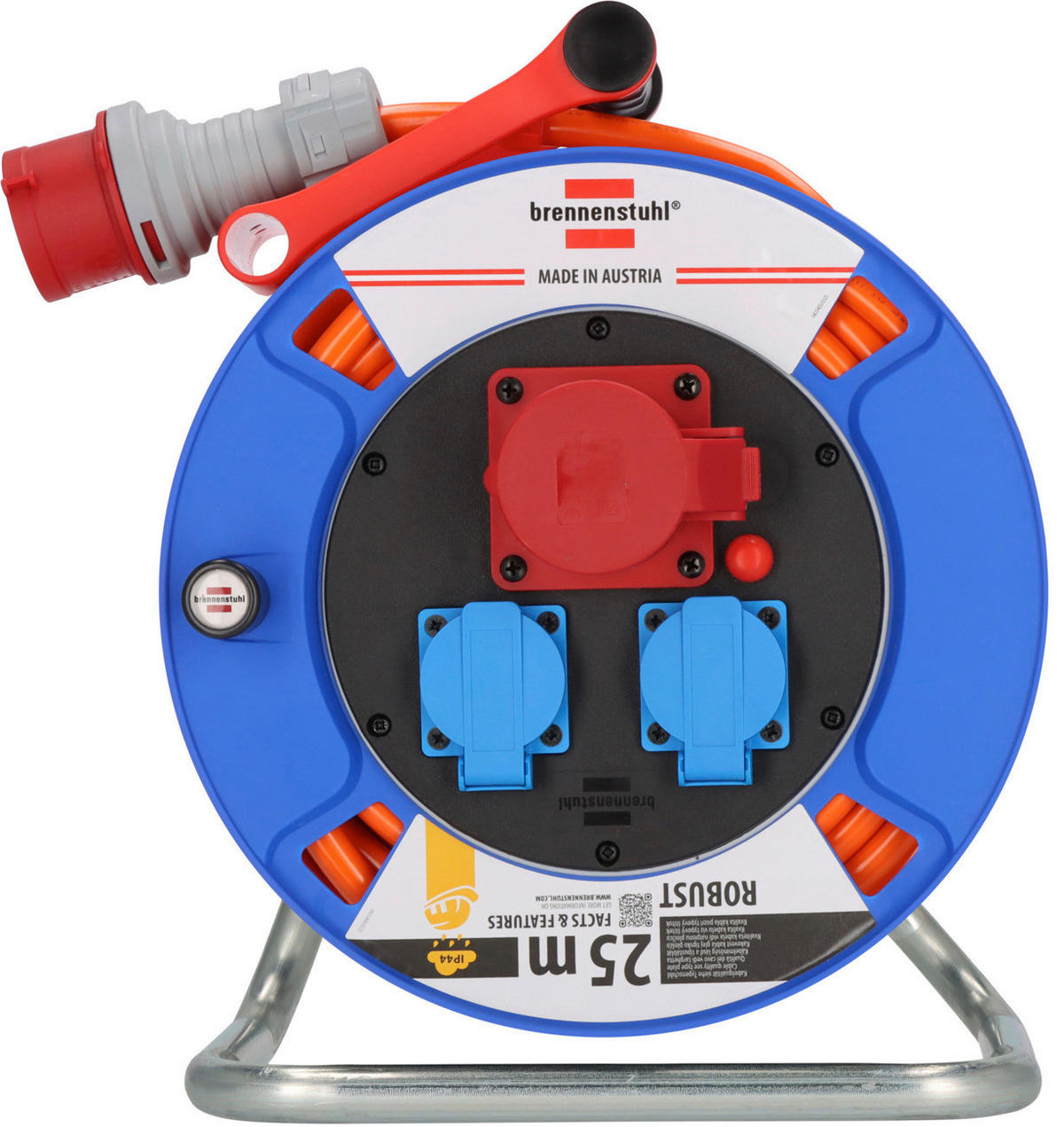 KABELTROMMEL - Blau, Basics, Kunststoff (22/30/39cm) - Brennenstuhl