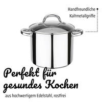 GEMÜSETOPF MONTREAL 7 L  - Edelstahlfarben, Basics, Metall (22cm) - GSW