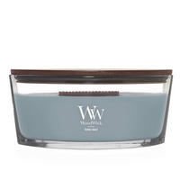 VONNÁ SVÍČKA  - čiré/tyrkysová, Basics, parafín/sklo (19/9/12cm) - WoodWick