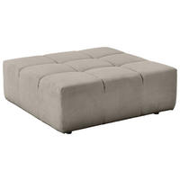 HOCKER in Textil Sandfarben  - Sandfarben/Schwarz, Design, Kunststoff/Textil (107/39/107cm) - Hom`in