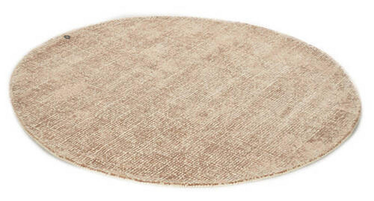 HANDWEBTEPPICH 140/140 cm Braun  - Braun, Basics, Textil (140/140cm) - Tom Tailor