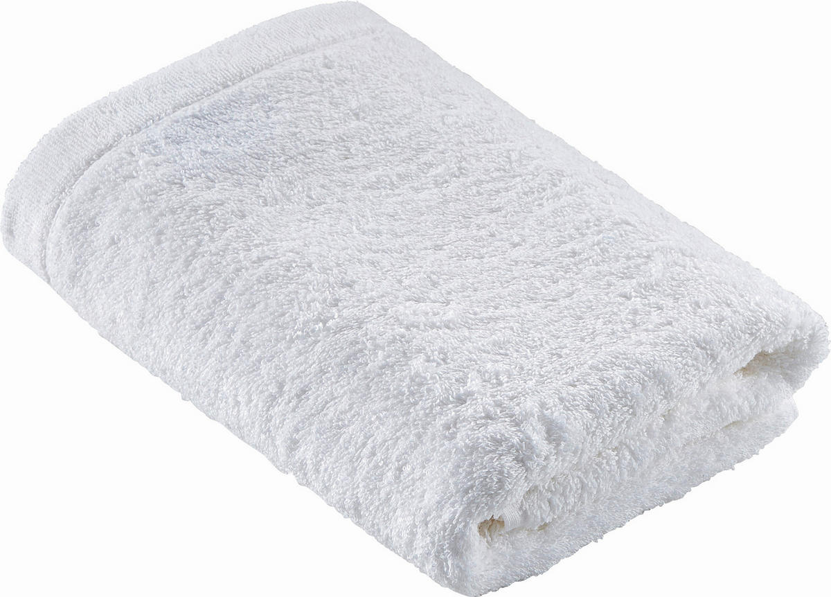 HANDTUCH Lifestyle Uni Weiß  - Weiß, Basics, Textil (50/100cm) - Cawoe