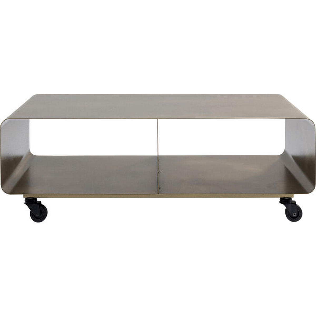 TV-ELEMENT - Bronzefarben, Design, Kunststoff/Metall (90/30/42cm) - Kare-Design