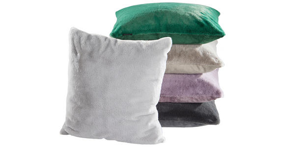 KISSENHÜLLE YUKON 48/48 cm - Anthrazit, Design, Textil (48/48cm) - Novel