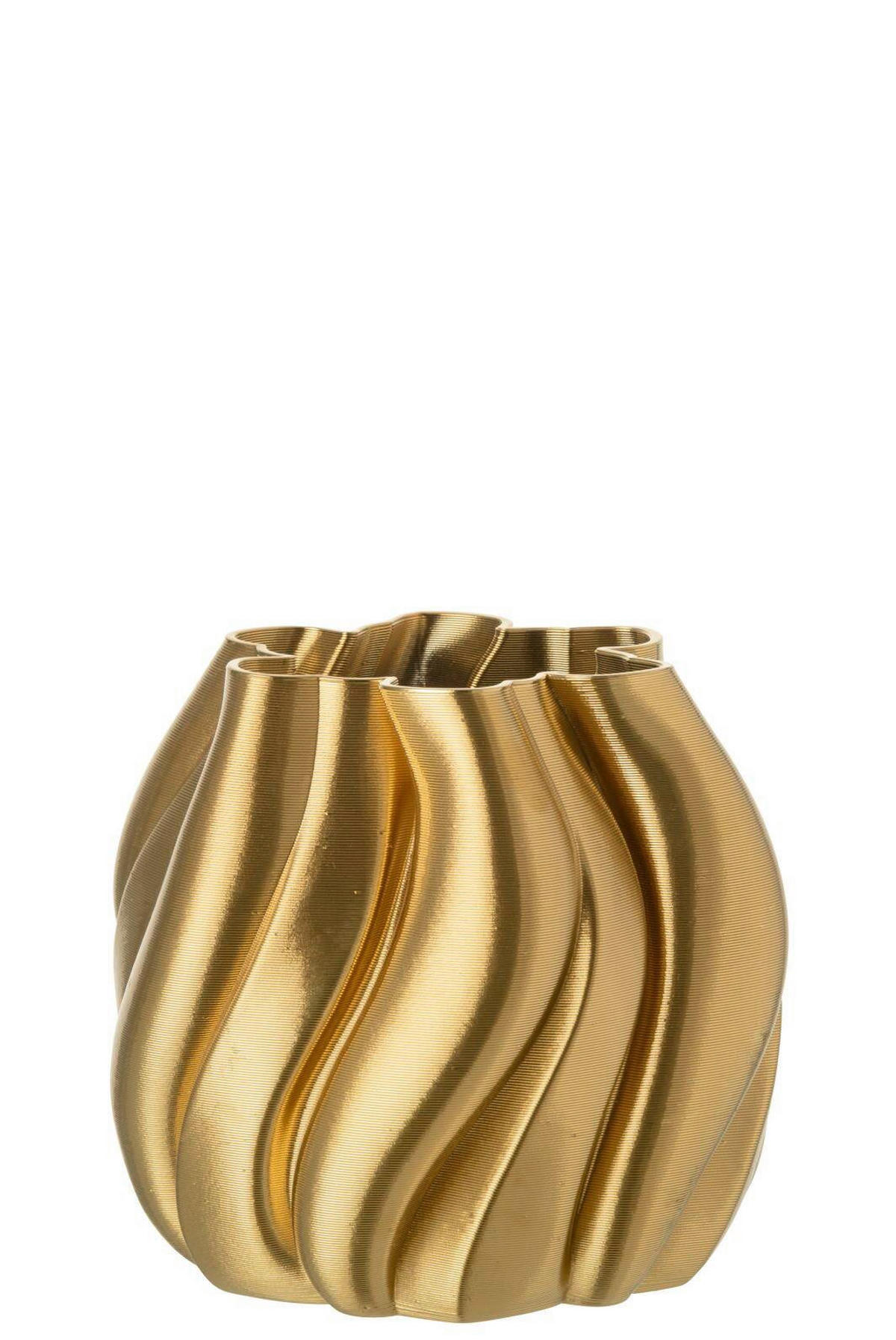VASE  - Goldfarben, Basics, Keramik (23/23/22cm) - Ambia Home
