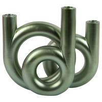 KERZENHALTER - Hellgrün, Basics, Stein (18/20/12cm) - Present Time