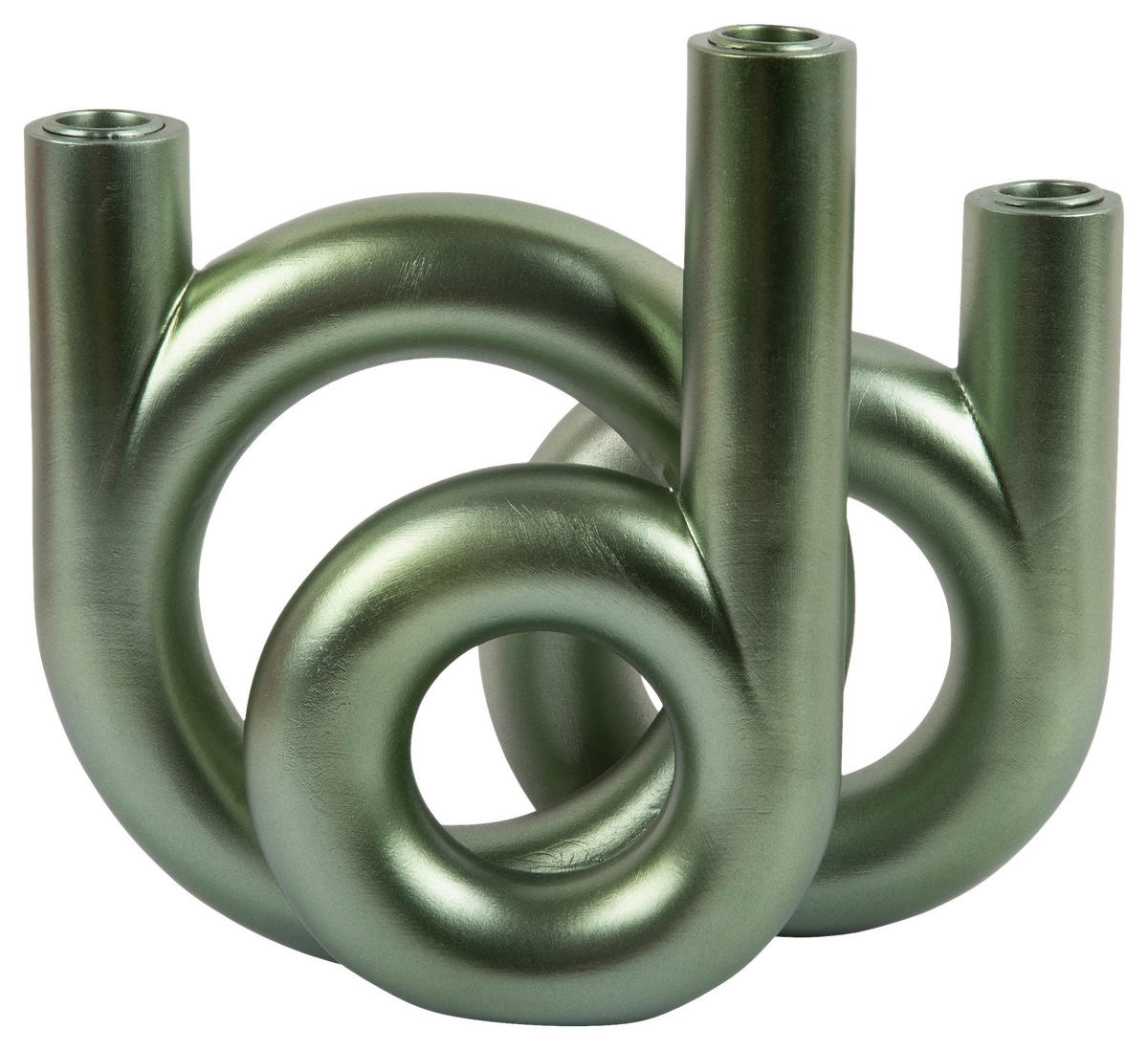 KERZENHALTER - Hellgrün, Basics, Stein (18/20/12cm) - Present Time