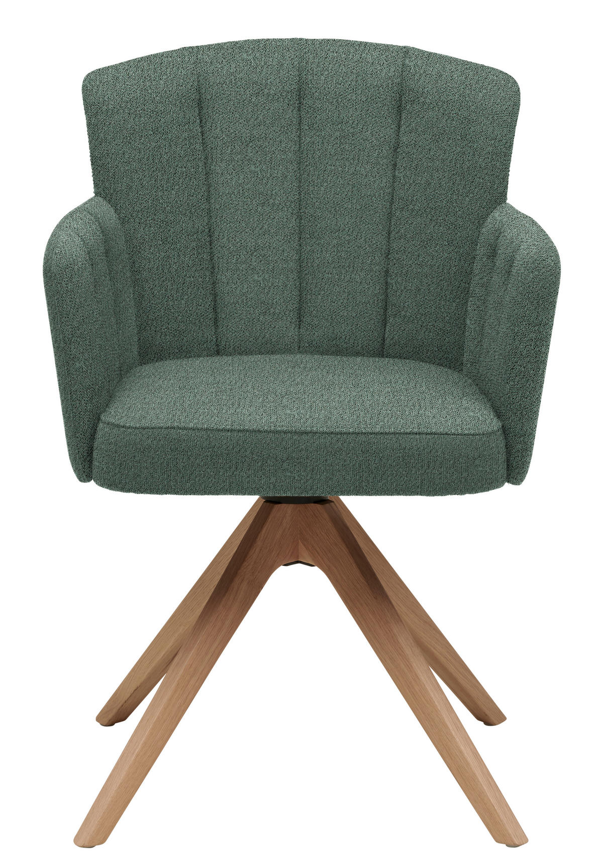 ARMLEHNSTUHL in Holz, Textil Blau, Grün, Wildeiche  - Blau/Wildeiche, Design, Holz/Textil (58/83/62cm) - Venjakob