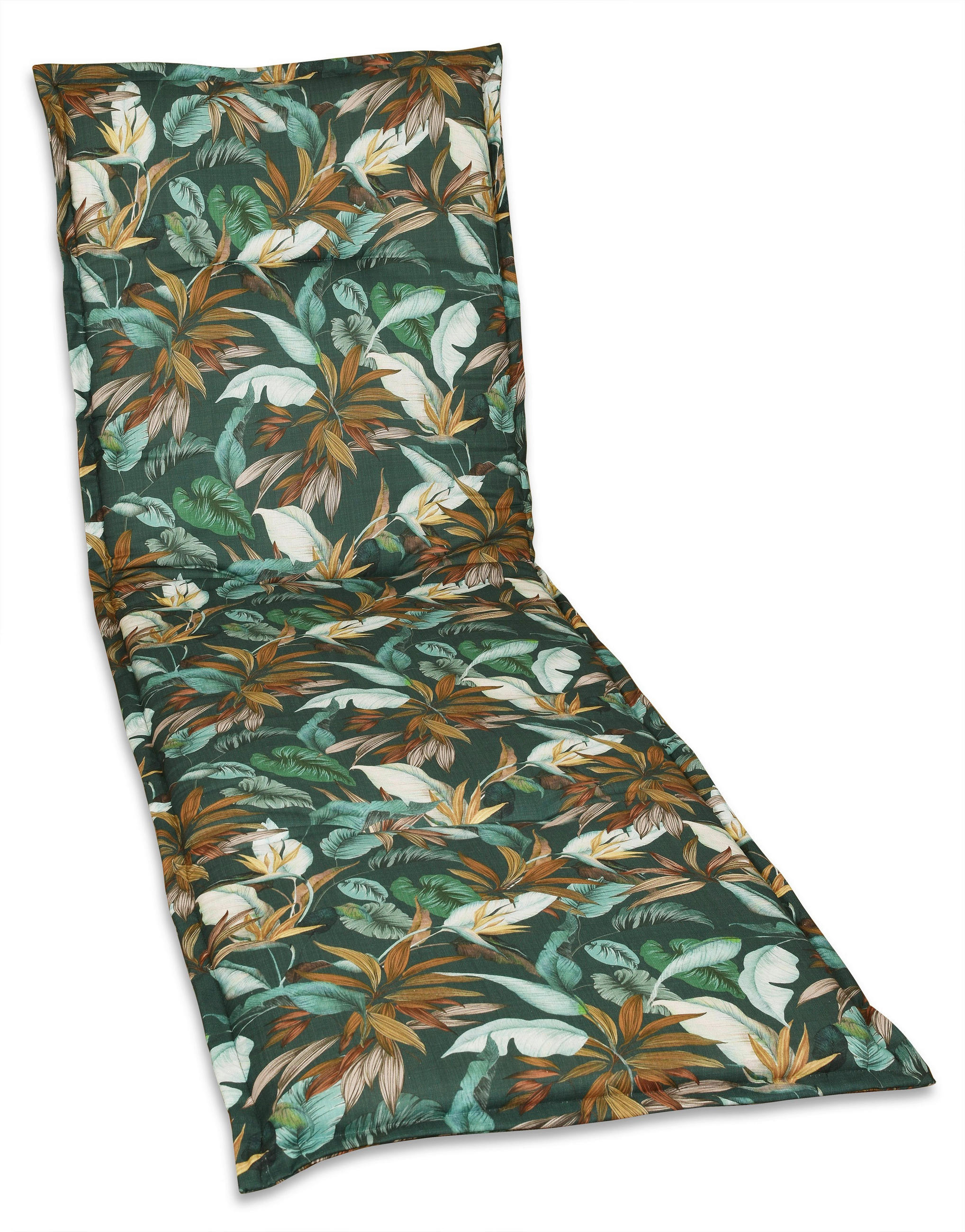 LIEGENAUFLAGE Floral  - Hellbraun/Beige, Basics, Textil (200/4/60cm)