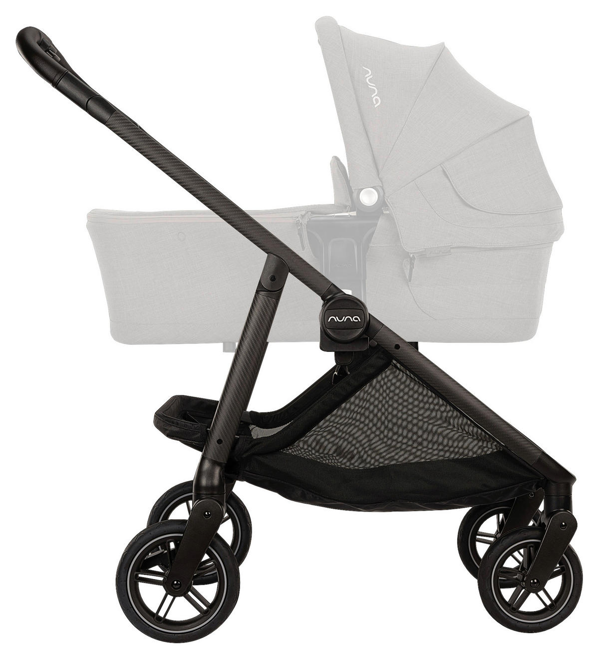 KINDERWAGEN Swiv  - Schwarz/Grau, Basics, Textil/Metall (94/54/103cm) - Nuna
