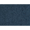 ECKSOFA in Flachgewebe Dunkelblau  - Silberfarben/Dunkelblau, Design, Textil/Metall (174/306cm) - Carryhome