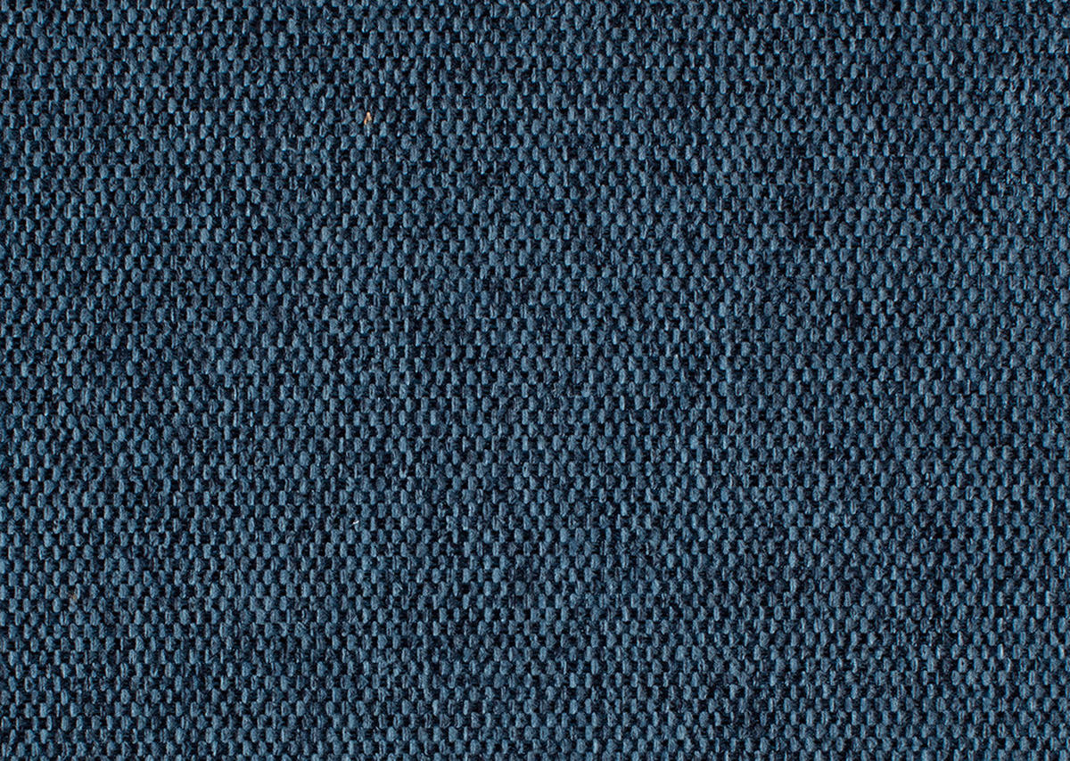 ECKSOFA in Flachgewebe Dunkelblau  - Silberfarben/Dunkelblau, Design, Textil/Metall (306/174cm) - MID.YOU