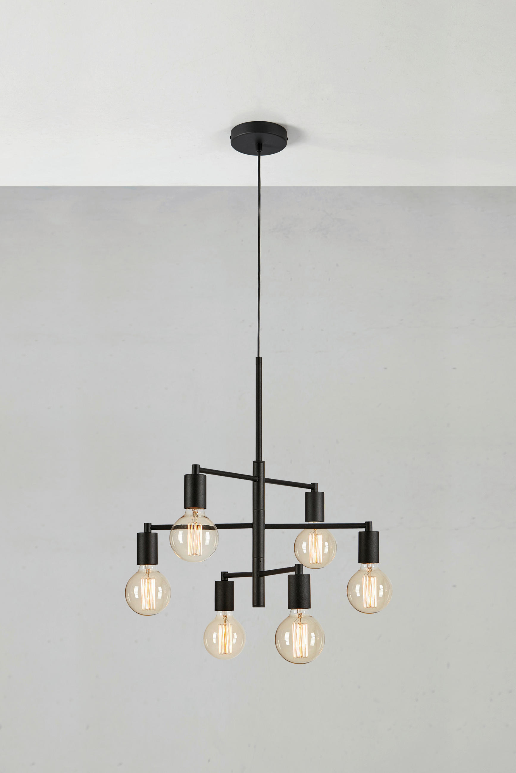 HÄNGELEUCHTE 50/52 cm   - Schwarz, Basics, Metall (50/52cm) - Markslöjd