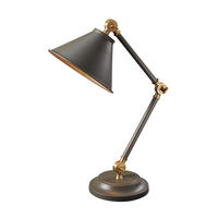 Veioză - alămiu/gri, Basics, metal (21/52.3/21cm) - Elstead Lighting