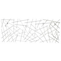 STENSKI OBEŠALNIK - bela, Trend, kovina (100/40/5cm) - Boxxx