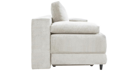 SCHLAFSOFA  in Cord Naturfarben  - Schwarz/Naturfarben, KONVENTIONELL, Holz/Textil (196/96/103cm) - Carryhome