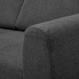 ECKSOFA Anthrazit Flachgewebe  inkl. Bettkasten, Schlaffunktion, Rücken echt, Kopfstütze, Liegefläche im Originalstoff  - Anthrazit/Buchefarben, KONVENTIONELL, Holz/Textil (166/241cm) - Carryhome