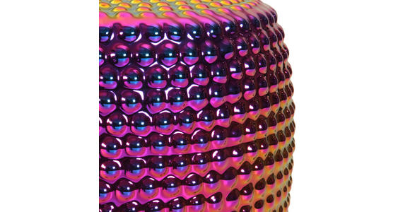 BEISTELLTISCH 33/33/45 cm Lila, Goldfarben, Pink  - Pink/Lila, Design, Keramik (33/33/45cm) - Landscape