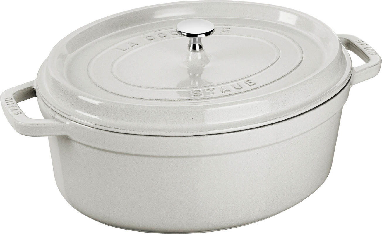 BRÄTER LA COCOTTE White Truffel 4,2 L  - Weiß, Basics, Metall (22,5/29cm) - Staub