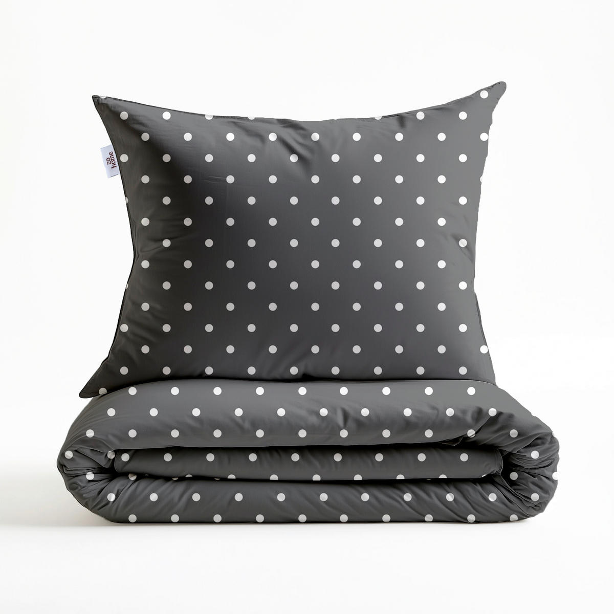 BETTWÄSCHE 2-teilig Punta-di-Cotone Renforcé 135/200 cm  - Grau, Basics, Textil (135/200cm)
