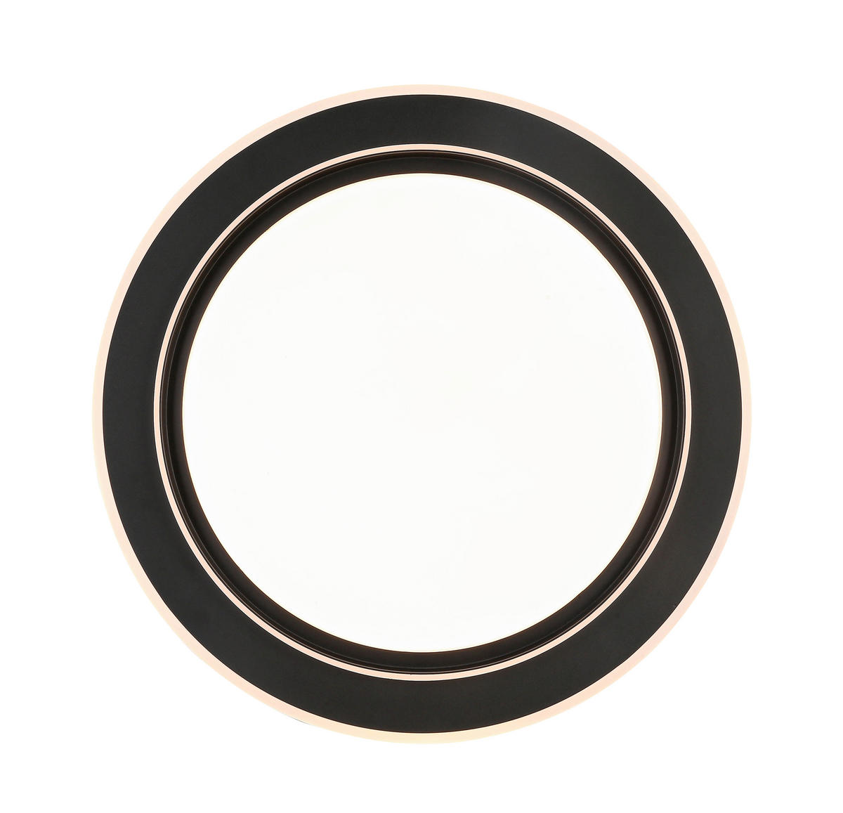 LED PLAFONJERA  - bela/crna, Trendi, metal/plastika (49/6cm) - Novel