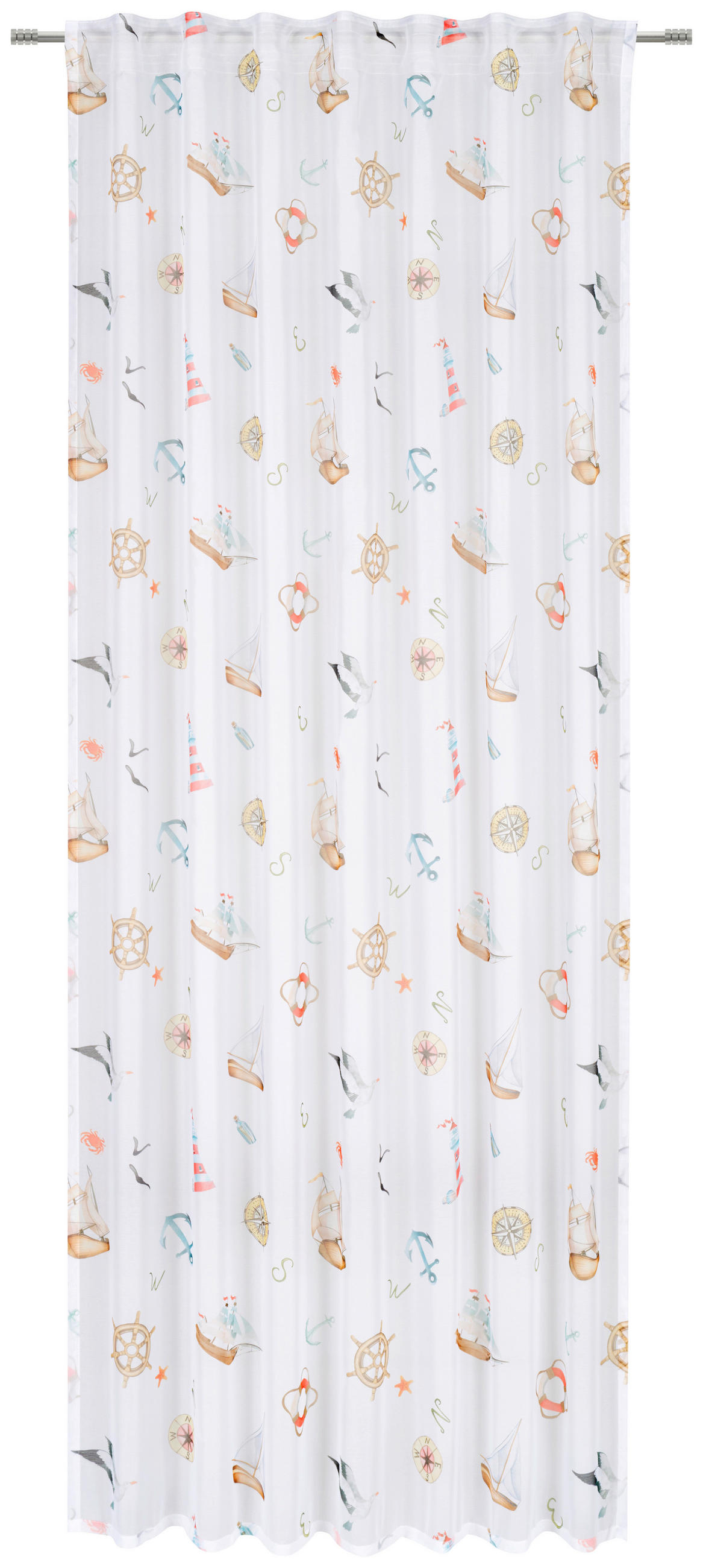 KINDERVORHANG transparent   - Multicolor, LIFESTYLE, Textil (140/245cm) - Esposa
