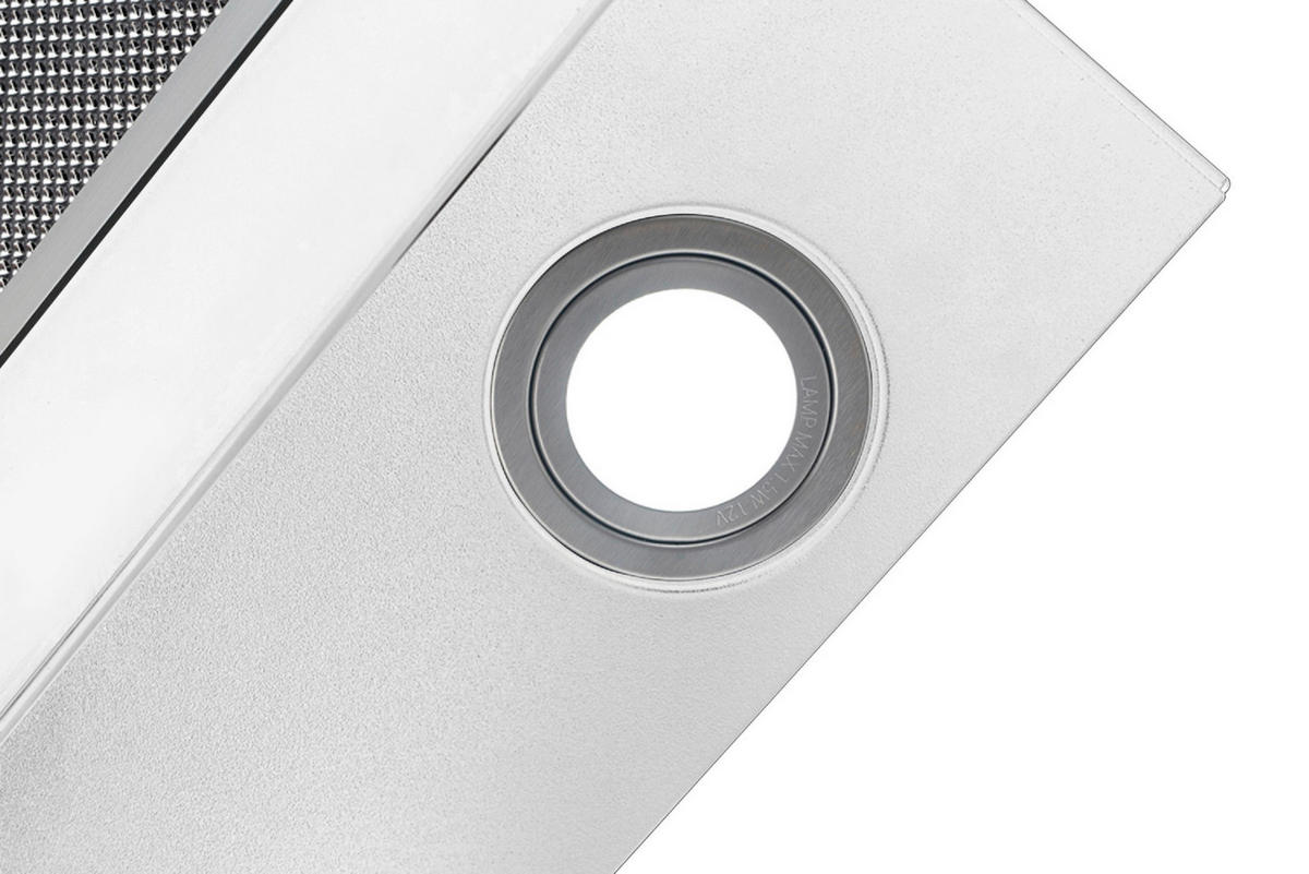 DUNSTABZUGSHAUBE CH89090W  - Weiß, Trend, Glas/Metall (89,5/74,2-109,2/38,5cm) - Respekta