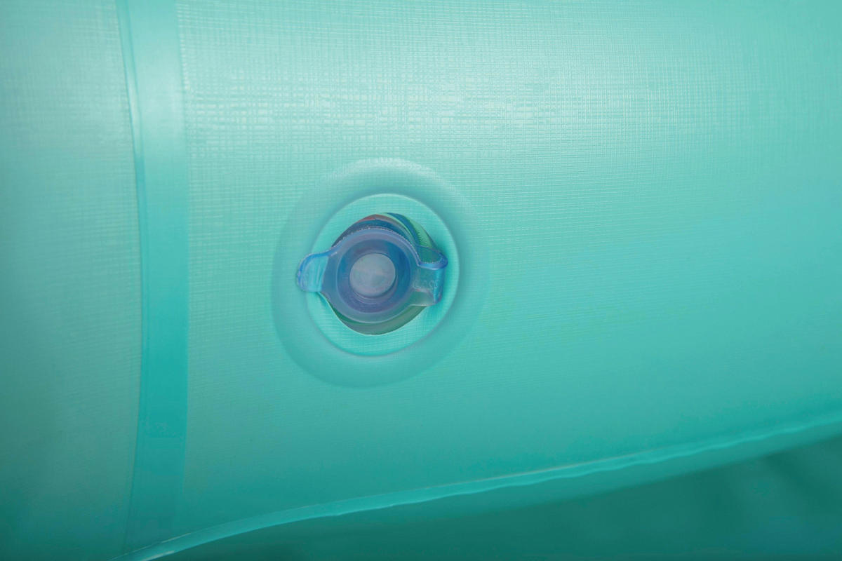 LEKSAKSPOOL 239/142/102 cm  - orange/ljusgrön, Klassisk, plast (239/142/102cm) - Bestway