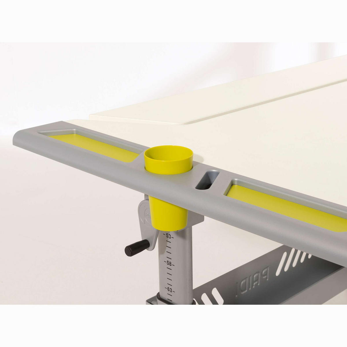 JUGENDSCHREIBTISCH 120/70/53-79 cm  in Blau, Weiss  - Blau/Weiss, Basics, Holzwerkstoff/Kunststoff (120/70/53-79cm) - Paidi