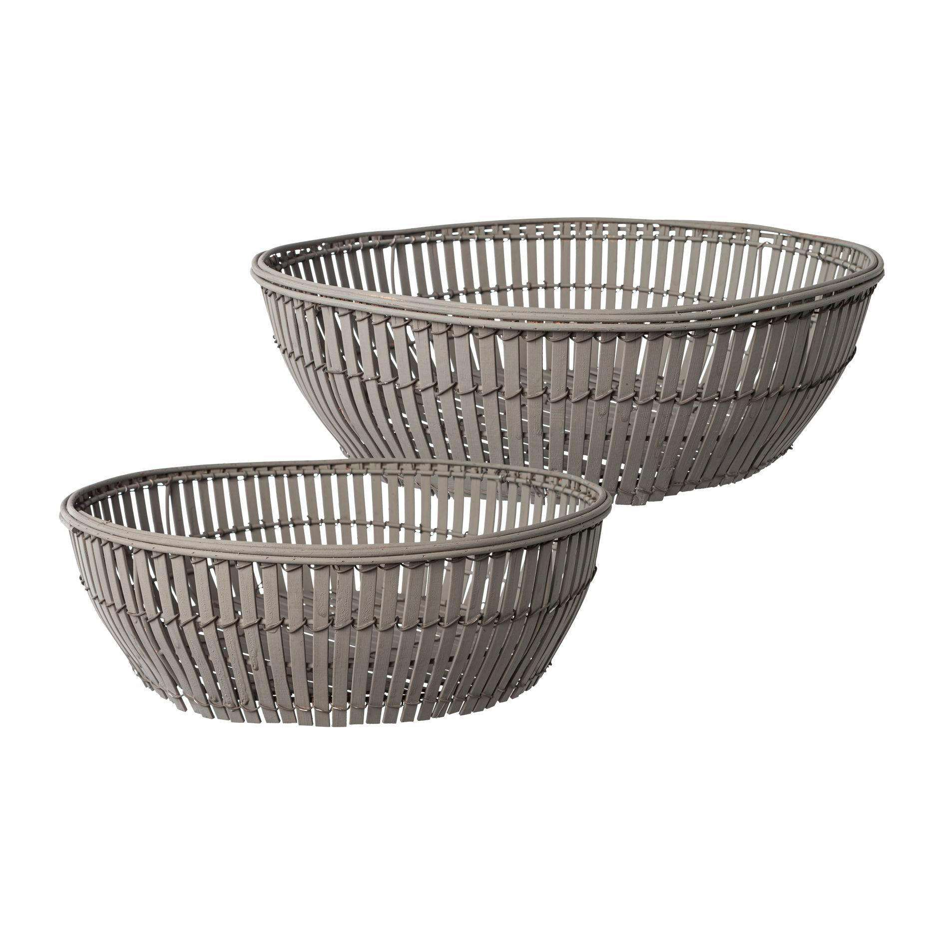 DEKOSCHALE - Grau, Basics, Naturmaterialien (40/12cm)